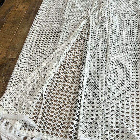 SWIMSUIT COVERUP M/L white - Picture 3 of 6